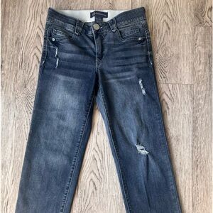 Democracy Jeans Womens 2 Low Rise Cropped Casual Stretch